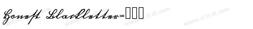 Honest Blackletter字体转换